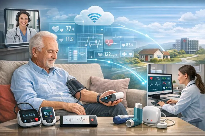foto di vari dispositivi medici smart