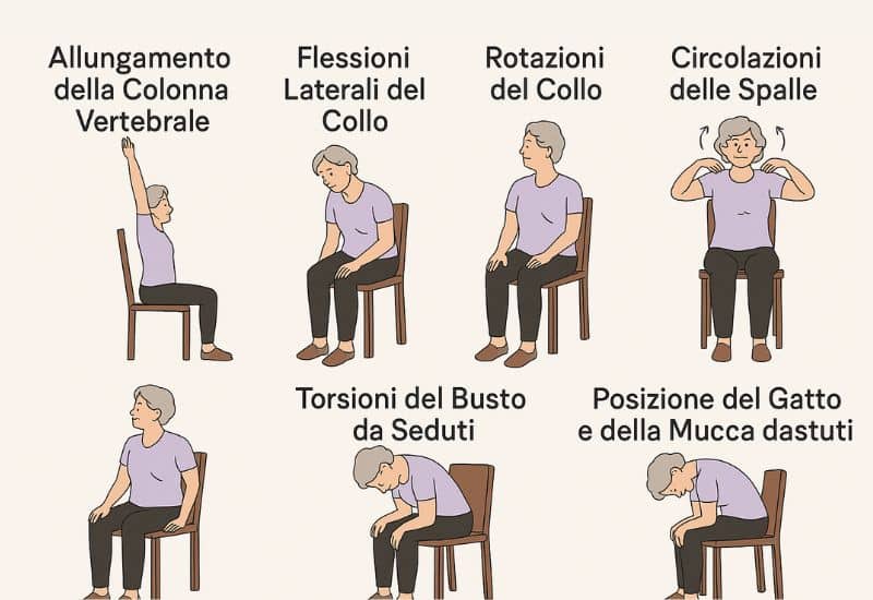 foto esercizi di yoga per terza età