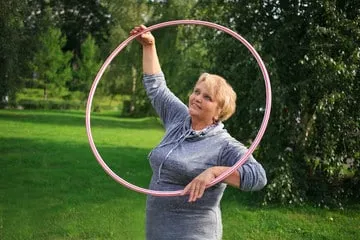 ginnastica con movimenti dolci