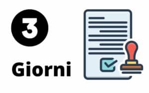il permesso di lavoro dura 3 giorni