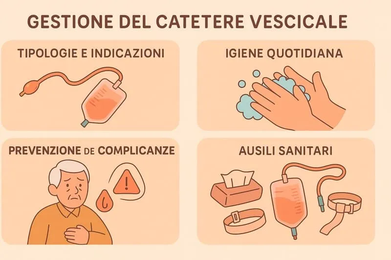 immagine gestione catetere vescicale