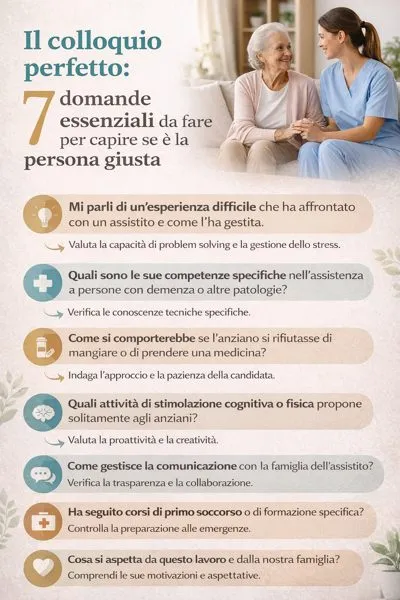 infografica colloquio badante