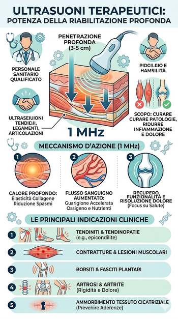 potenza ultrasuoni per la riabilitazione profonda